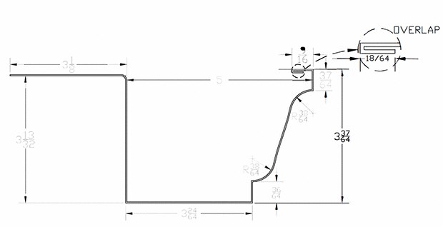 Diagram Gutter 5K Apron 620