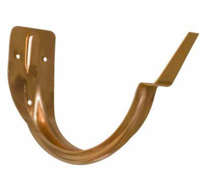 Hanger Copper 5" Half Round Stamped Fascia 400x 