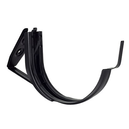 Hanger Galv 6" Half Round Europea HD Adjust. Black Fascia 420x