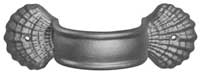 Pipe Bracket Alum 4" Round Flush Mount Wide Band Shell 200x 