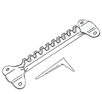 Rack and Key Diagram 200