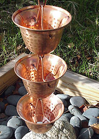 Rain Chain Copper Bells 200