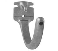 Hanger Alum 6" Half Round Fascia Mount Plain Casting 200x