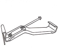 Hanger Copper 6" With Screw for Straight Back Gutter 200x