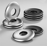 Neoprene Backed Sealing Washers Stainless 200