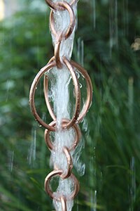 Rain Chain Copper Circles 200