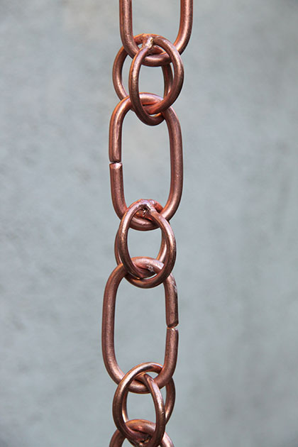 Rain Chain Copper Link And Loop 420 Rain Chain Copper Link And Loop 420