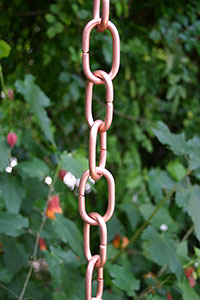 Rain Chain Copper Traditional Link 200