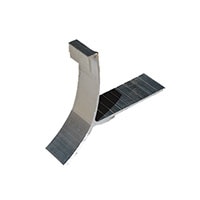 Wedge Alum T-Wedge For Half Round 200