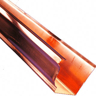 Gutter Copper 16oz. 5" K Style 10 Feet 320x