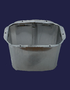 Outlet Alum 4"x5" Mill Finish 240x